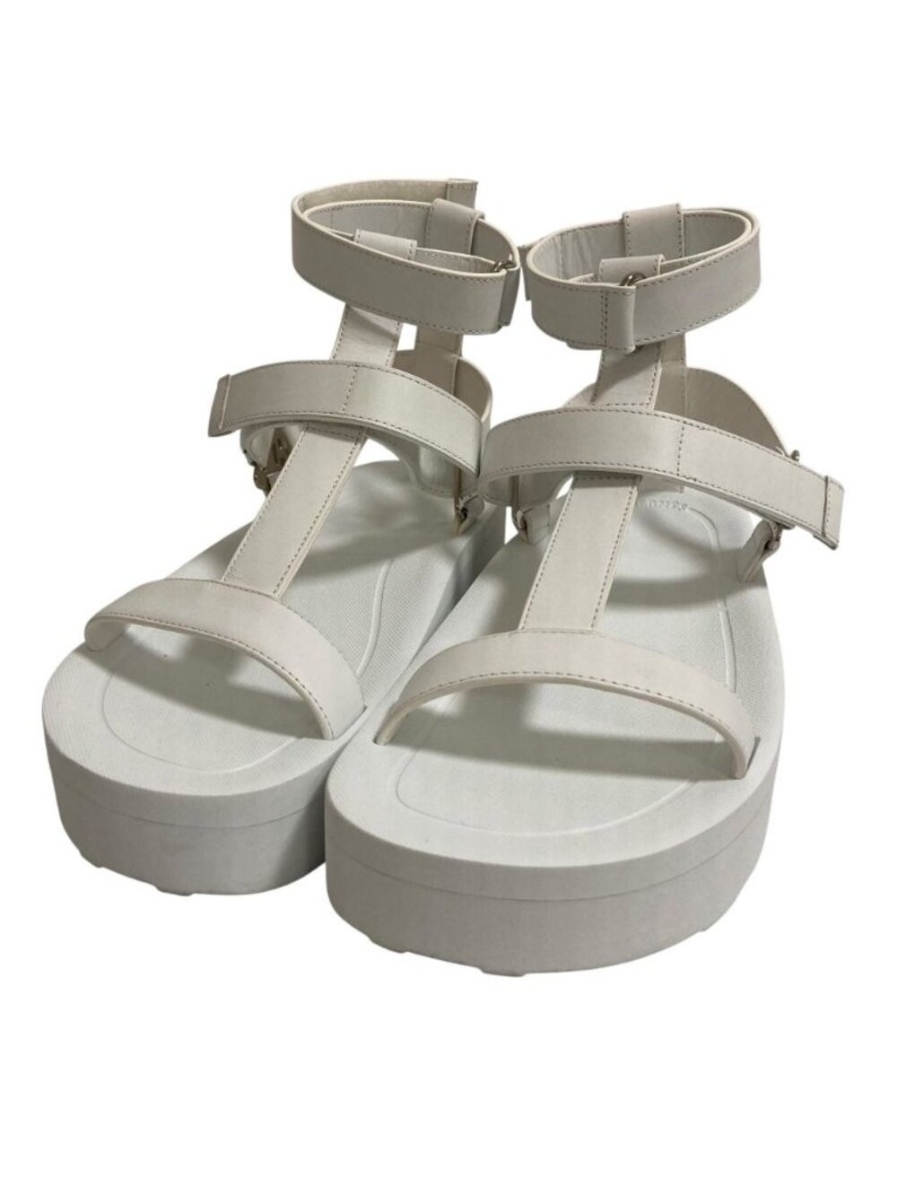 Hermes Enid H Diamant Buckle Sandals White Spring Summer